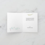 Moderne Baby Olifant Genderneutraal Dank u Notitiekaartje (Binnen)