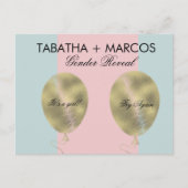 Moderne Baby sekse onthullen kaarten met een DIY-k (Voorkant)