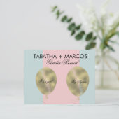 Moderne Baby sekse onthullen kaarten met een DIY-k (Staand voorkant)