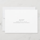 Moderne Baby shower B/W Photo Champagne Pink Kaart (Achterkant)