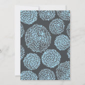 Moderne BABY SHOWER FOTO JONGENS Uitnodigingen (Achterkant)