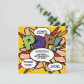 Moderne Baby Shower Fun Klaar om te Knallen Foto Kaart (Staand voorkant)