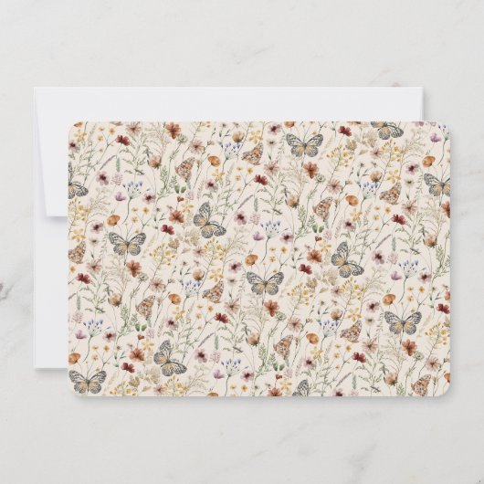 Moderne Baby shower game Kaart (Achterkant)