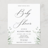 Moderne Baby shower Invitation Flyer (Voorkant)
