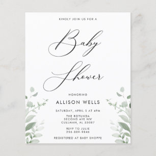 Moderne Baby shower Invitation Flyer