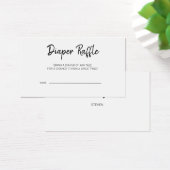 Moderne Baby shower luierbehuizing Kaart (Bureau)