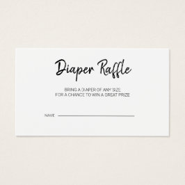 Moderne Baby shower luierbehuizing Kaart