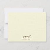 Moderne Baby shower Rattles Bedankt kaarten Notitiekaartje (Achterkant)