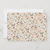 Moderne Baby Shower Spel Kaart (Achterkant)