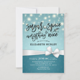 Moderne Baby shower-suiker & specerijen & alles-Ni Kaart