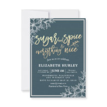 Moderne Baby shower-suiker & specerijen & alles-Ni