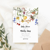 Moderne Baby shower van de Garden Greenery Kaart