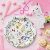 Moderne Baby shower van de Garden Greenery Papieren Bordje (Feest)