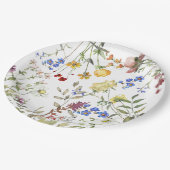 Moderne Baby shower van de Garden Greenery Papieren Bordje (Gekanteld)