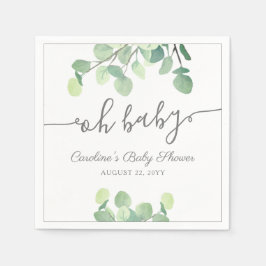 Moderne Baby shower van Eucalyptus Servet