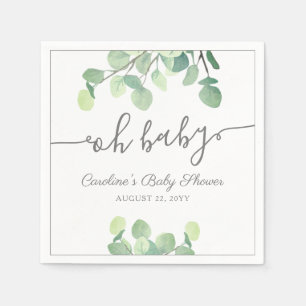 Moderne Baby shower van Eucalyptus Servet