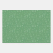 Moderne Baby shower van mama en Baby Safari Inpakpapier Vel (Voorkant 3)