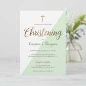 Moderne baby voor Genderneutrale Groene Gold Chris Kaart (Staand voorkant)