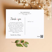 Moderne babyfeest met collage van 3 foto's briefkaart