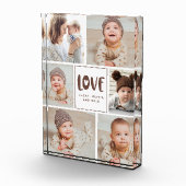 Moderne babyfotocollage Liefde fotoblok (Rechts)