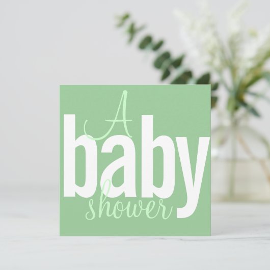 Moderne Babyschoenen Kaart (Staand voorkant)