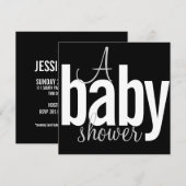 Moderne Babyschoenen Kaart (Voorkant / Achterkant)