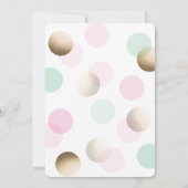 Moderne babyshower uitnodiging (Achterkant)