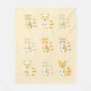 Moderne babyspeelgoed pastelkleurig patroon wasbee fleece deken
