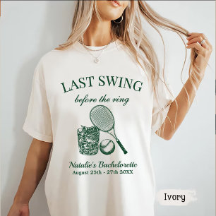 Moderne Bach Laatste Swing Voor De Ring Tennis T-shirt