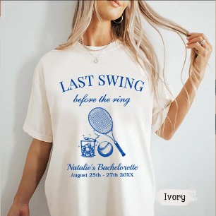 Moderne Bach Laatste Swing Voor De Ring Tennis T-shirt