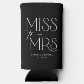 Moderne Bachelorette Seltzer Blikjeskoeler (Achterkant)