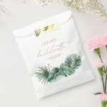 Moderne Bachelorette Tropical & Diamond Bedankzakje<br><div class="desc">Dit stijlvolle ontwerp op maat heeft een prachtig handgeschreven scriptlettertype tegen een achtergrond van levendige tropische bladeren. Het voegt een vleugje verfijning en tropische charme toe aan de vrijgezellenviering. Personaliseer het gemakkelijk met de naam van de aanstaande bruid en andere details. Dit unieke ontwerp is het perfecte accessoire voor een...</div>