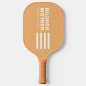 MODERNE BADASS MOEDER TAN PICKLEBALL PADDLE (Achterkant)