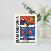 Moderne Baja California Briefkaart (Staand voorkant)