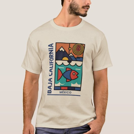 Moderne Baja California T-shirt (Voorkant)