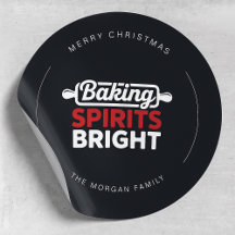 Moderne bakgeesten verlichten Kerstmis