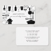Moderne bakken- en koelapparatuur visitekaartje (Voorkant / Achterkant)