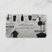 Moderne bakken- en koelapparatuur visitekaartje (Voorkant)