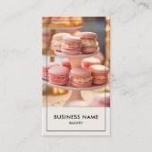 Moderne Bakkerij Cake Winkel Maak Uw Eigen Visitekaartje (Voorkant)