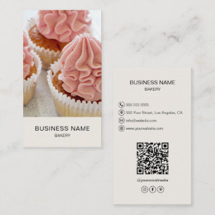 Moderne Bakkerij Custom Photo Visitekaartje