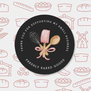 Moderne bakkerij dank u Sticker