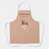 Moderne Bakkerij Professional Logo Schort (Voorkant)