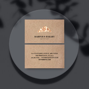 Moderne bakkerij Professional Logo Visitekaartje