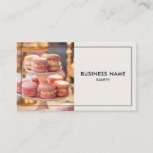 Moderne bakkerij taart winkel Creëer uw eigen Visitekaartje (Voorkant)