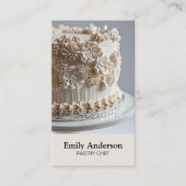 Moderne bakkerijchef visitekaartje (Voorkant)