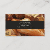 Moderne bakkerijen visitekaartje (Achterkant)