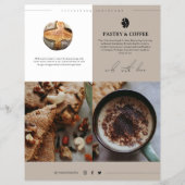 Moderne bakkerijflyer flyer (Achterkant)