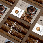 Moderne bakkerijflyer flyer<br><div class="desc">Moderne,  eenvoudige zakelijke marketingflyer. Voeg uw foto's en logo toe,  pas deze sjabloon aan uw bedrijf aan. Selecteer de optie 'Bewerken met ontwerpgereedschap' om het ontwerp verder aan te passen. *Aanbevolen om te bewerken met uw computer</div>