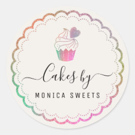 Moderne bakkerijindustrie ronde sticker