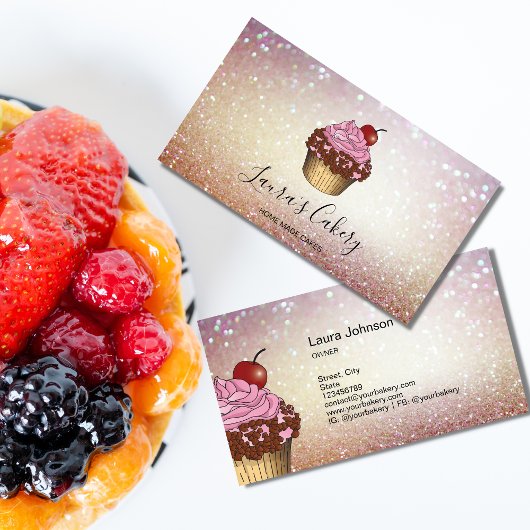 Moderne bakkerijkoek Kaas voor keukens Visitekaartje